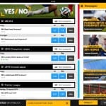 Screendump taget fra Betfair Sportsbooks iPad-app.