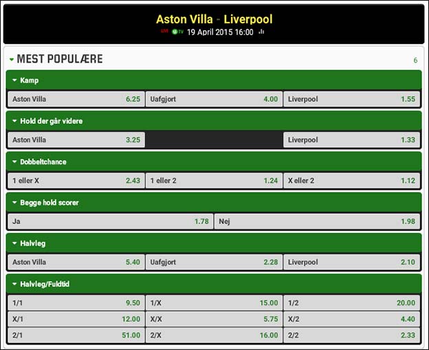 Aston Villa møder Liverpool i FA Cuppens semifinale