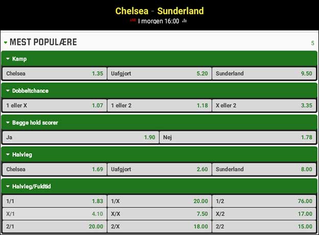 Spiltips til Chelsea-Sunderland fra Brian Laudrup