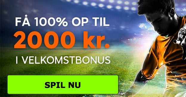 Få en 888sport bonus på 100% - op til 2.000 kr. 