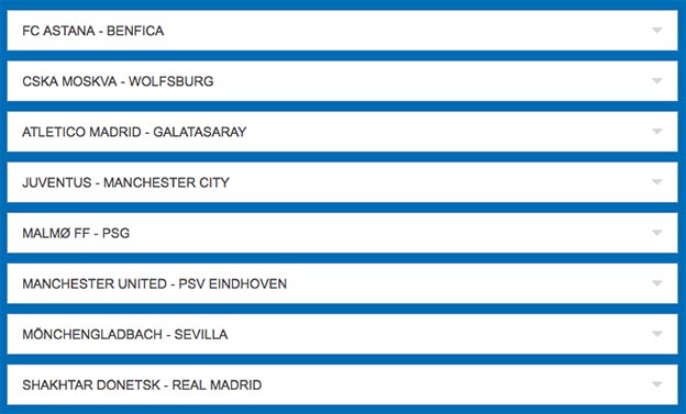 Deltag i NordicBets gratis konkurrence om 50.000 kr. Gæt resultaterne af onsdagens kampe i Champions League.