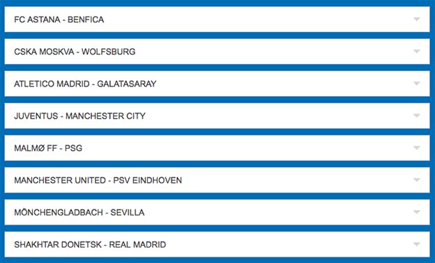 Deltag i NordicBets gratis konkurrence om 50.000 kr. Gæt resultaterne af onsdagens kampe i Champions League.