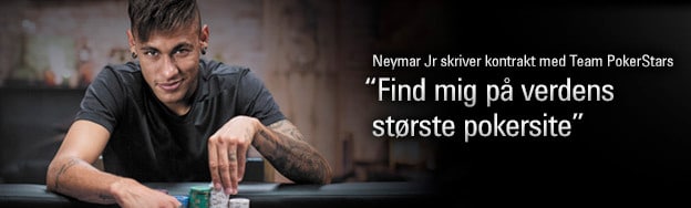 Neymar Jr. spiller poker hos PokerStars. Mon han også får lov at spille betting hos BetStars?