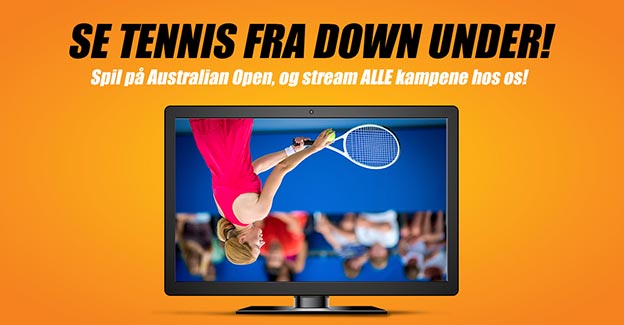 Gratis Australian Open livestreaming hos Oddset