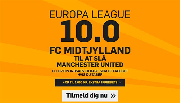 Få forhøjede odds på FCM-Manchester United