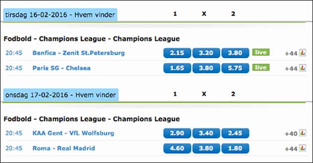 Spil live på Champions League uden at kunne tabe. Det er NordicBet som giver dig muligheden for gratis live-action.