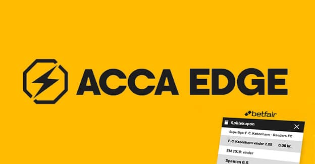 Prøv det nyskabende ACCA Edge fra spiludbyderen Betfair