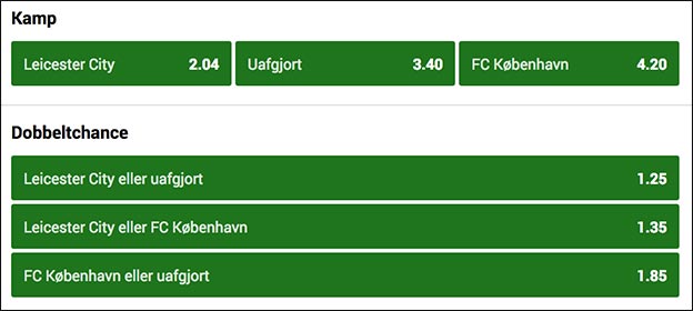 Få et freebet til Champions League hos Unibet. Du får 100 kr. risikofri action