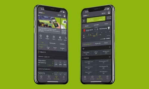 ComeOn tilbyder en ganske habil app til både iOS og Android